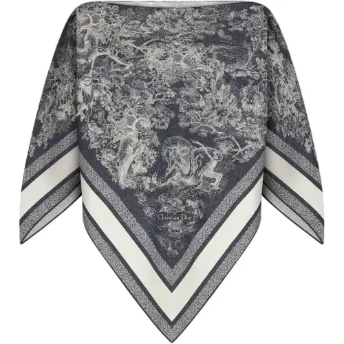 DIOR Dioriviera SS25 Cloak Women's Blue White