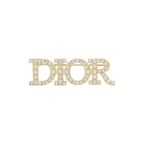 Christian DIOR Pre Owned Rhinestone embellished Brooch