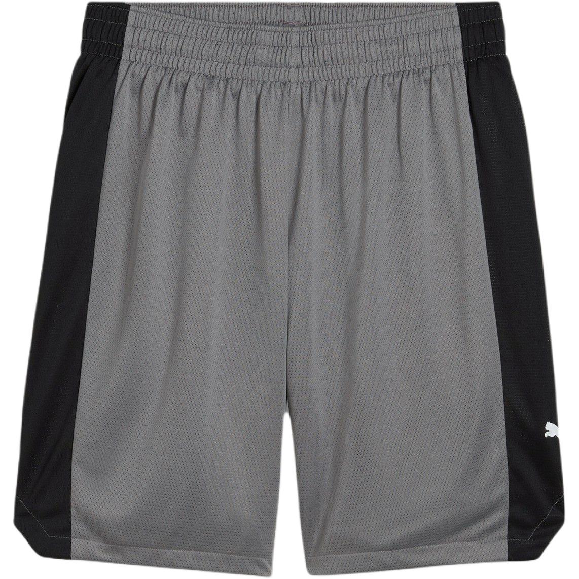 PUMA SHOTSHORT Blocker Basketball Shorts Men’s Gray/Black 14