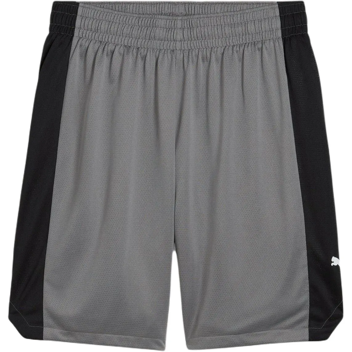 PUMA SHOTSHORT Blocker Basketball Shorts Men's Gray/Black 14