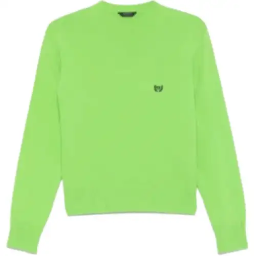Balenciaga Bb Logo Embroidered Knitted Jumper