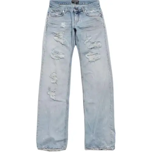 Balenciaga Jeans Slim Fit Women's Light Blue