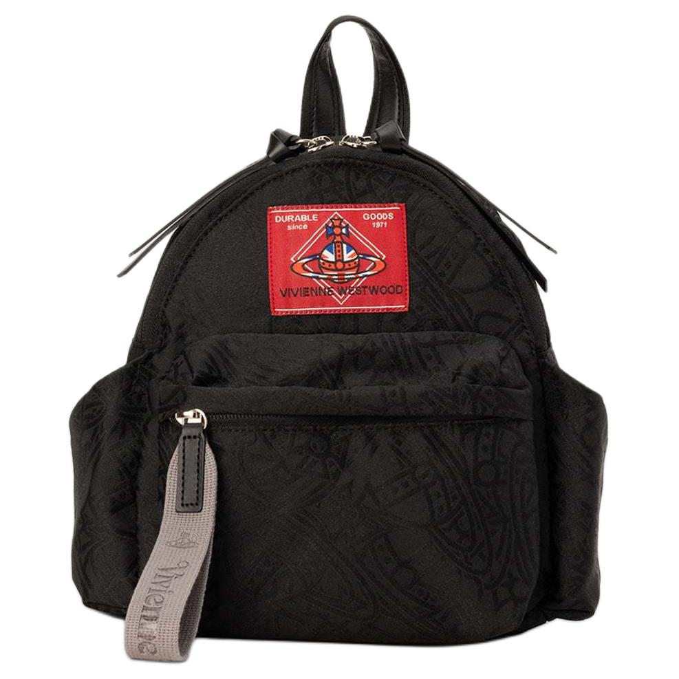 Рюкзак Vivienne Westwood TANGLED ORB JACQUARD (черный)