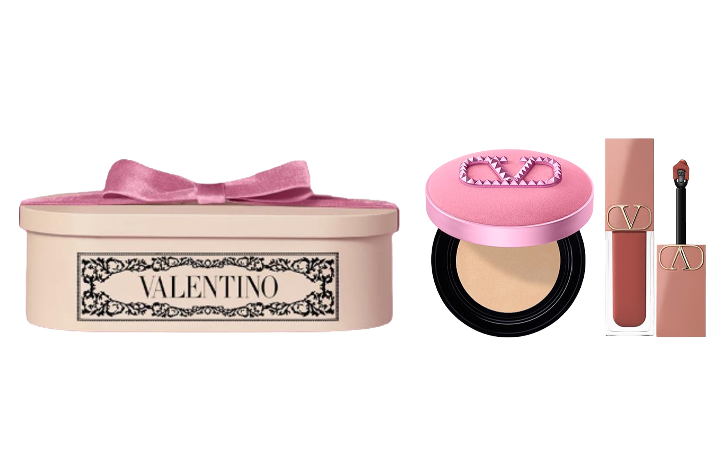 Косметический набор Valentino Makeup Gift Set (розовый)