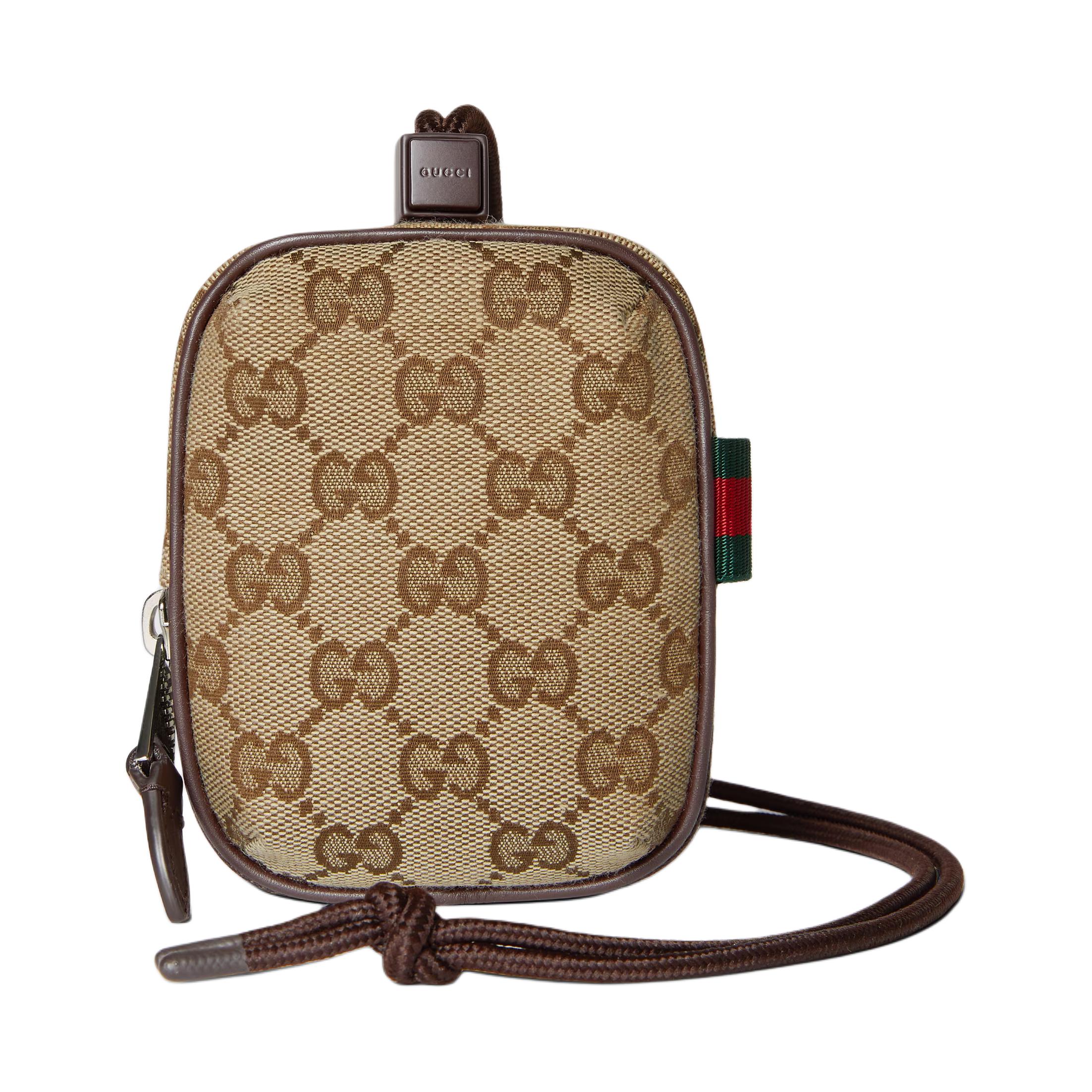 Мужской кошелек Gucci GG (коричневый)