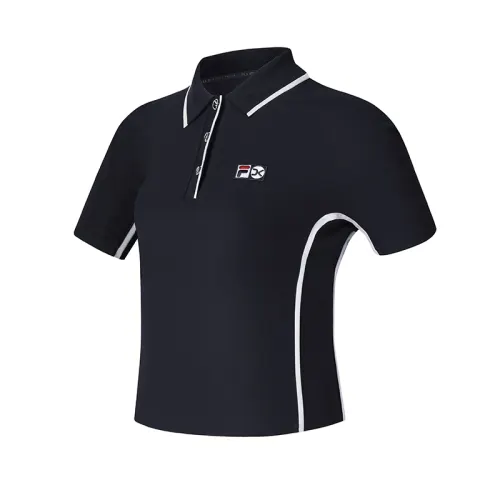 FILA Tennis Polo Shirt Women's RD Royal Blue