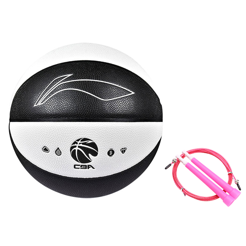 Li Ning CBA Collection Pu Basketball Black White Size 6 Training Women’s