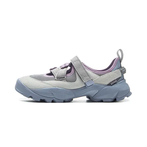 TYAKASHA x Li Ning Slip Resistant Abrasion Resistant Low top Casual Shoes Women's Calm Gray Frost Gray