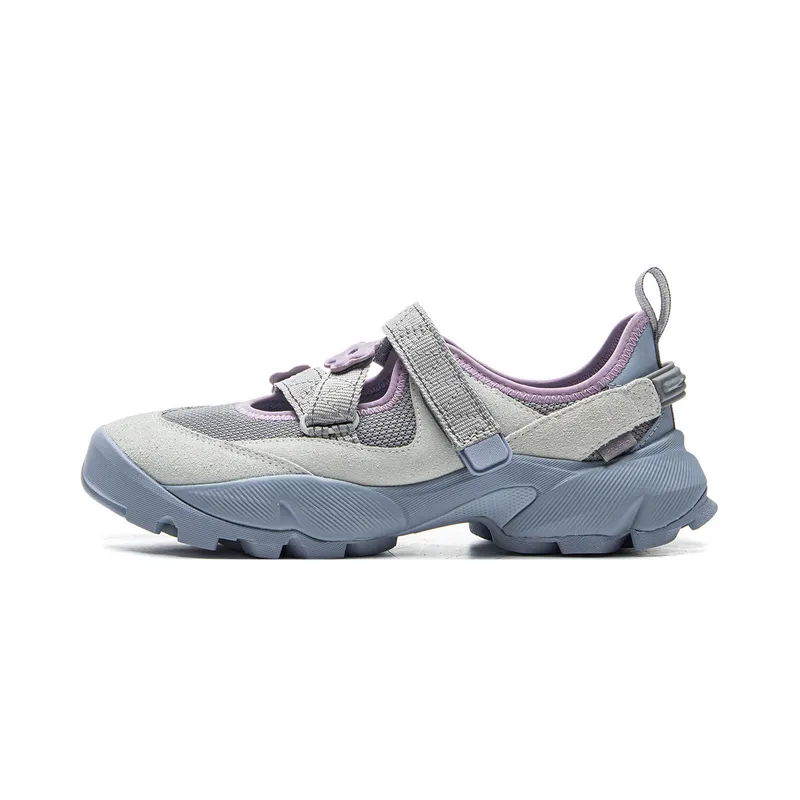 TYAKASHA x Li Ning Slip Resistant Abrasion Resistant Low top Casual Shoes Women's Calm Gray Frost Gray