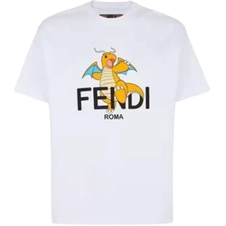 Мужская футболка Fendi FY1144AQJLF0QA1 (черная)
