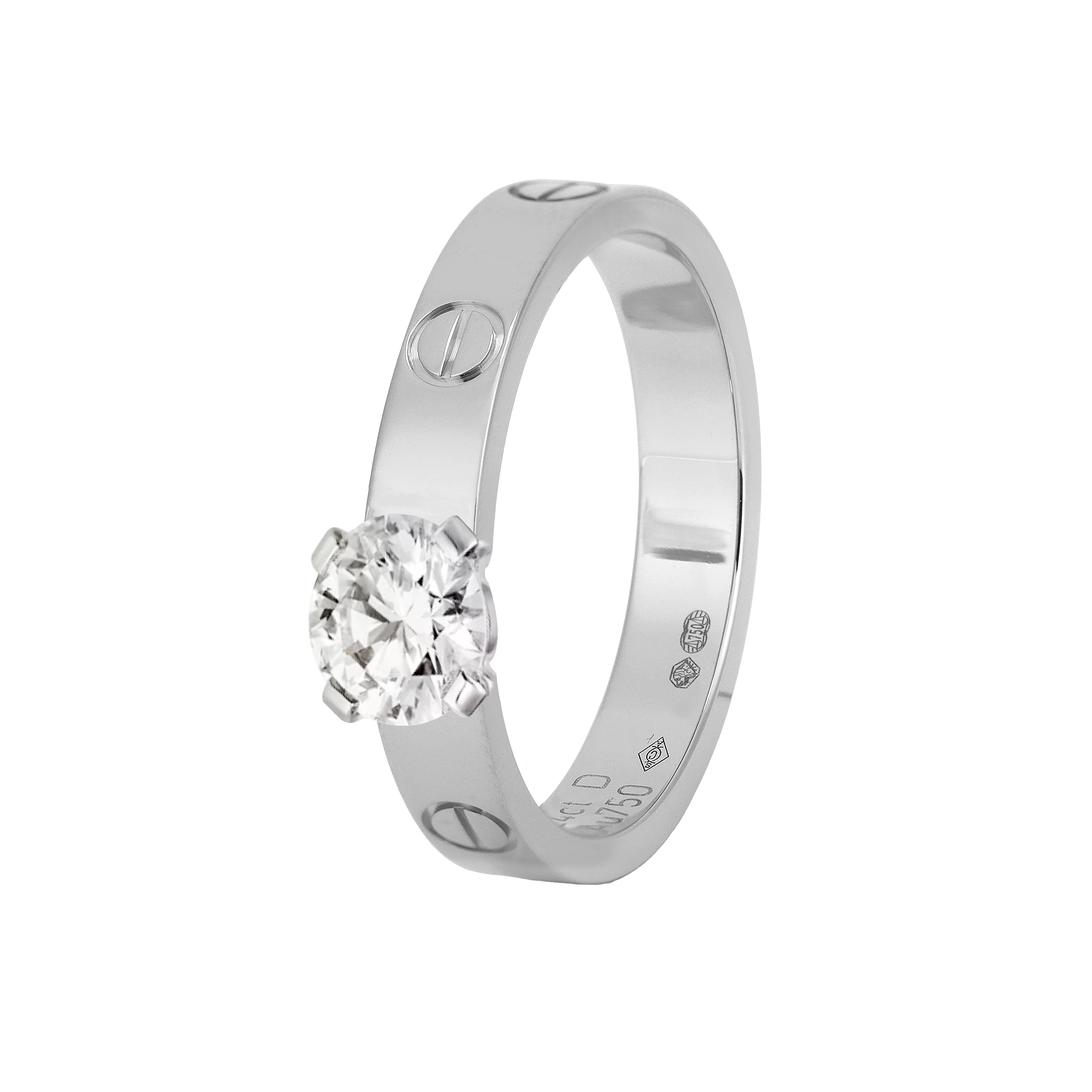 Женское кольцо Cartier CARTIER (серебряное)