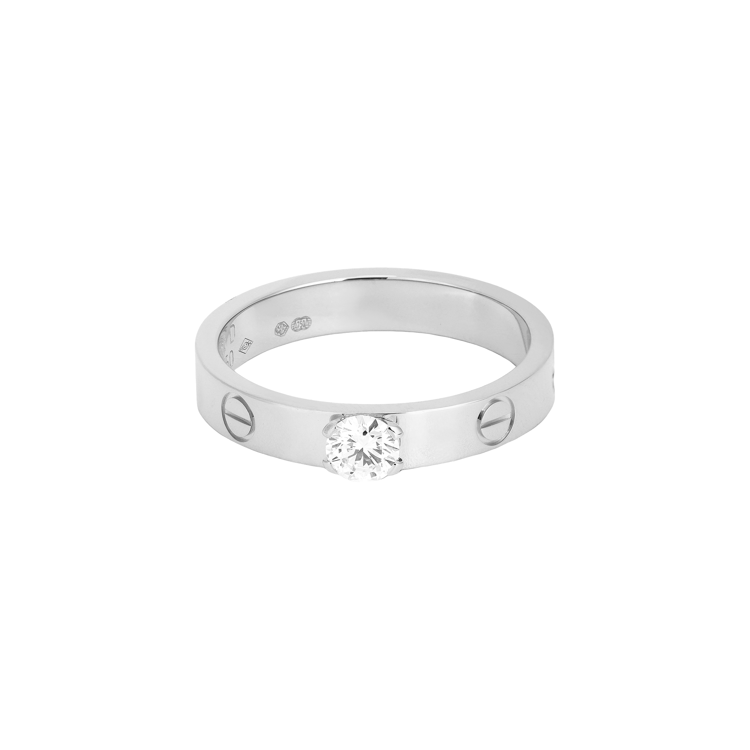 Женское кольцо Cartier (серебряное) — фото 5