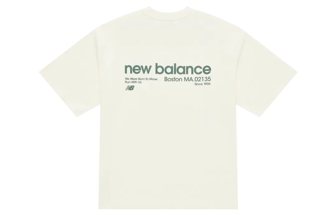 New Balance T Shirt Unisex Ivory