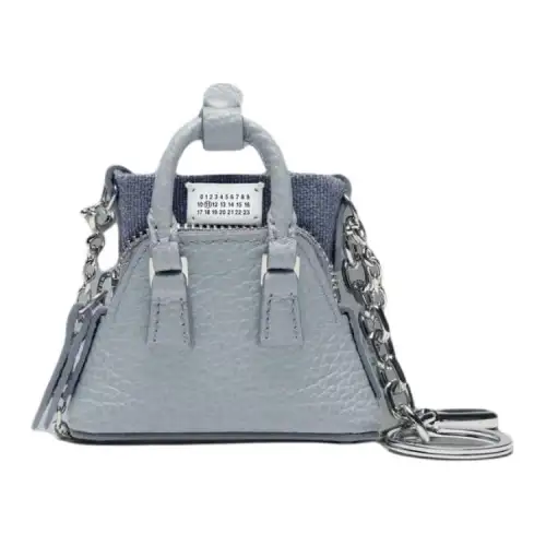 Maison Margiela 5AC Calfskin Keychain Bag Accessory Women's Blue