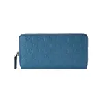 GUCCI Cow Leather Wallet, Wallet Regular Women's Light Blue