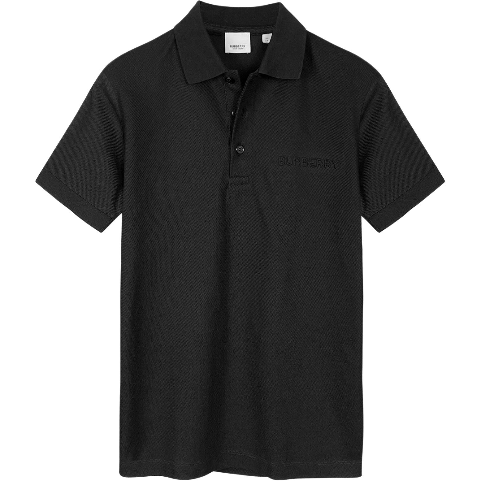 Мужская футболка Burberry Burberry LogoPolo (черная)