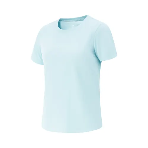 Li Ning Fitness Series T Shirt Women's Light Ice Blue