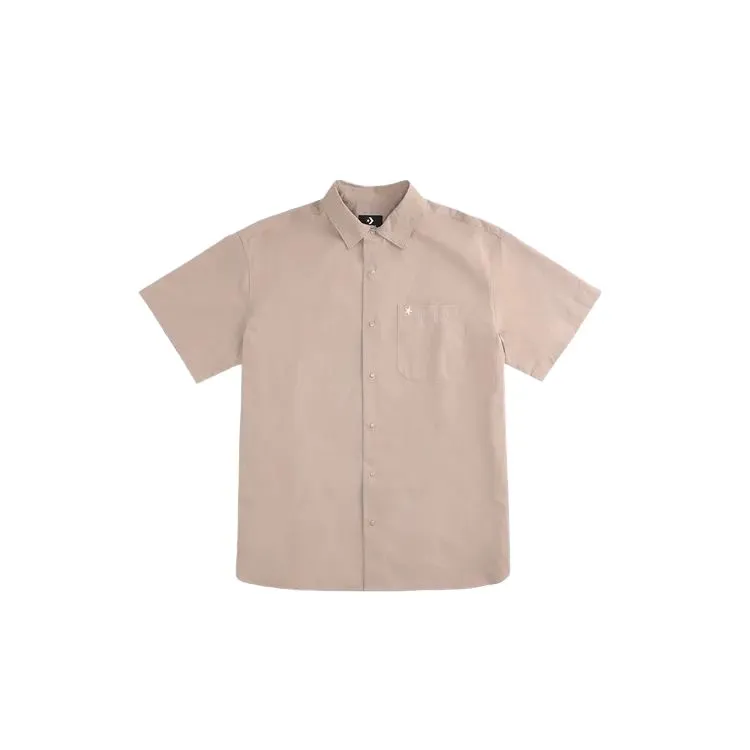 Converse Shirts Men's Brown Lapel Moderate