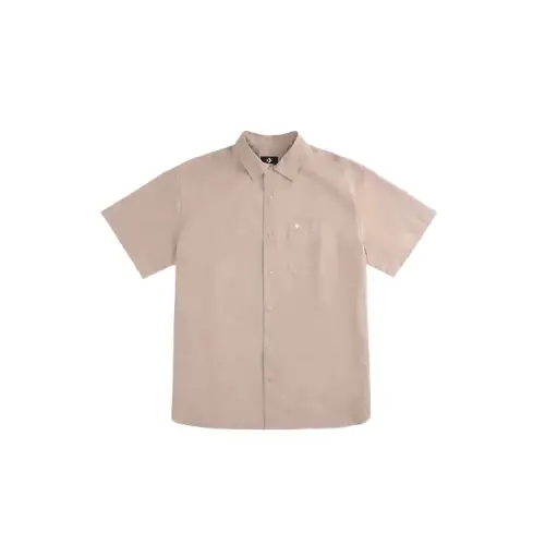 Converse Shirts Men's Brown Lapel Moderate