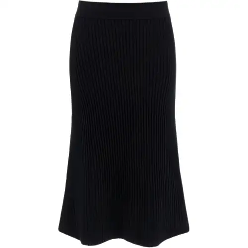 Bottega Veneta Ribbed Knitted Skirt