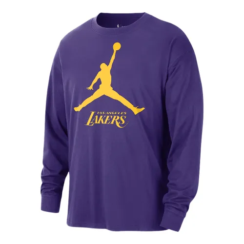 Jordan Los Angeles Lakers Essential Men's Jordan Nba Long Sleeve T Shirt