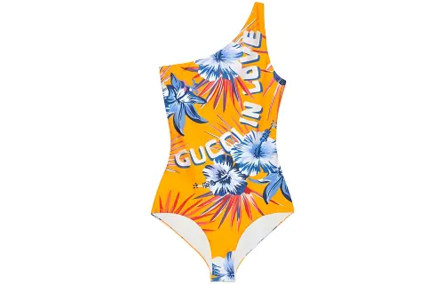 GUCCI SS21 One piece Swimsuit Women's Yellow