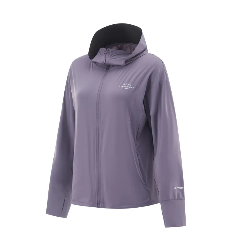 Li Ning Smoothie Jackets & Coats Women's Crow Gray Purple