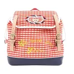 GUCCI Canvas With Leather Backpack Kids' Red/White