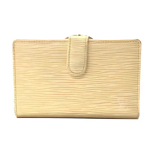LOUIS VUITTON Epi Leather Wallet Regular Women's Vanilla