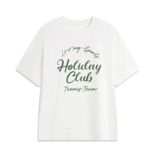 Li Ning Sports Life Collection T Shirt Women's Ivory