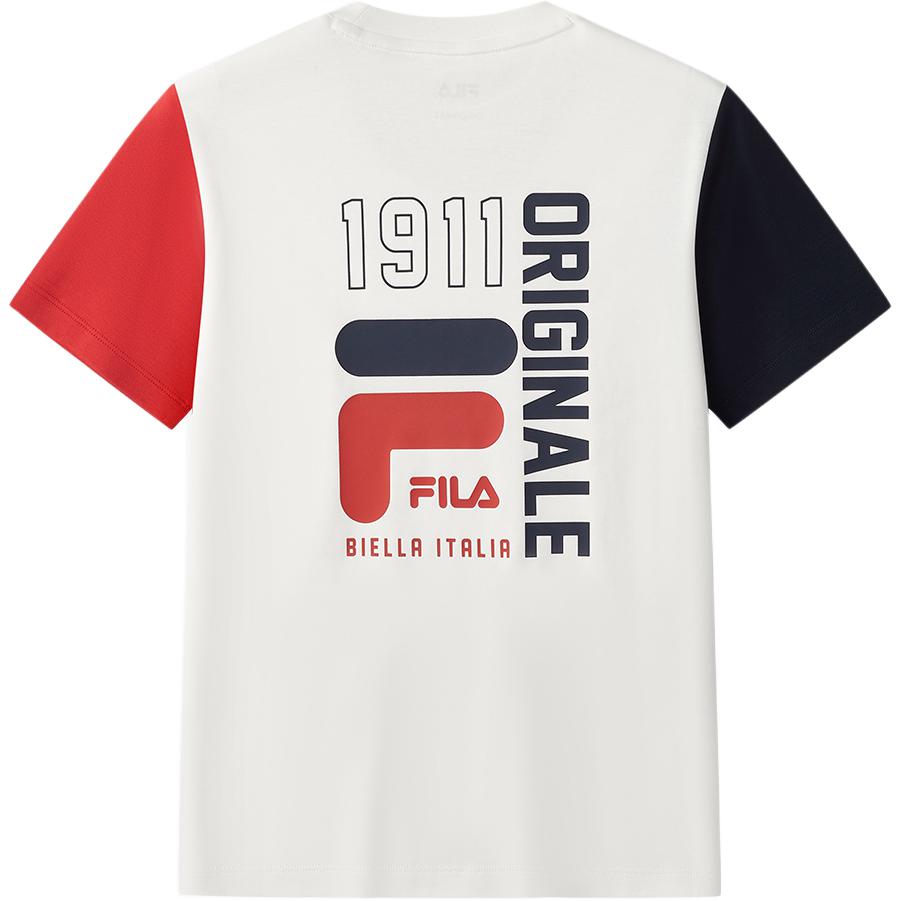 Мужская футболка Fila (белая) — фото 2