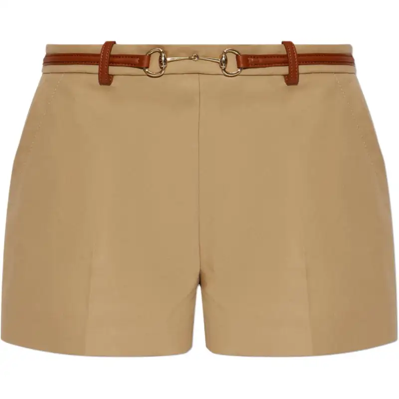 GUCCI Horsebit Detailed Shorts