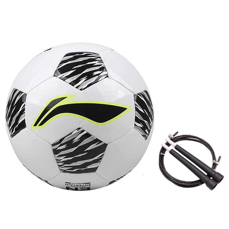 Li Ning Size 4 5 Size Soccer Ball TPU Machine Stitched Soccer Ball Unisex Black White
