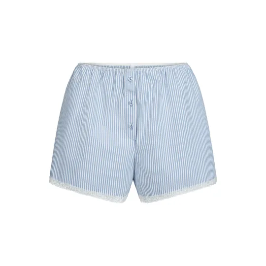 Skims SS25 COTTON POPLIN SLEEP SHORT Pajama Pants Women's