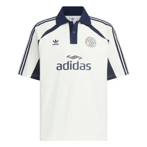 Adidas Originals 3 Stripes SHORT SLEEVE POLO Shirt Men's Jade White