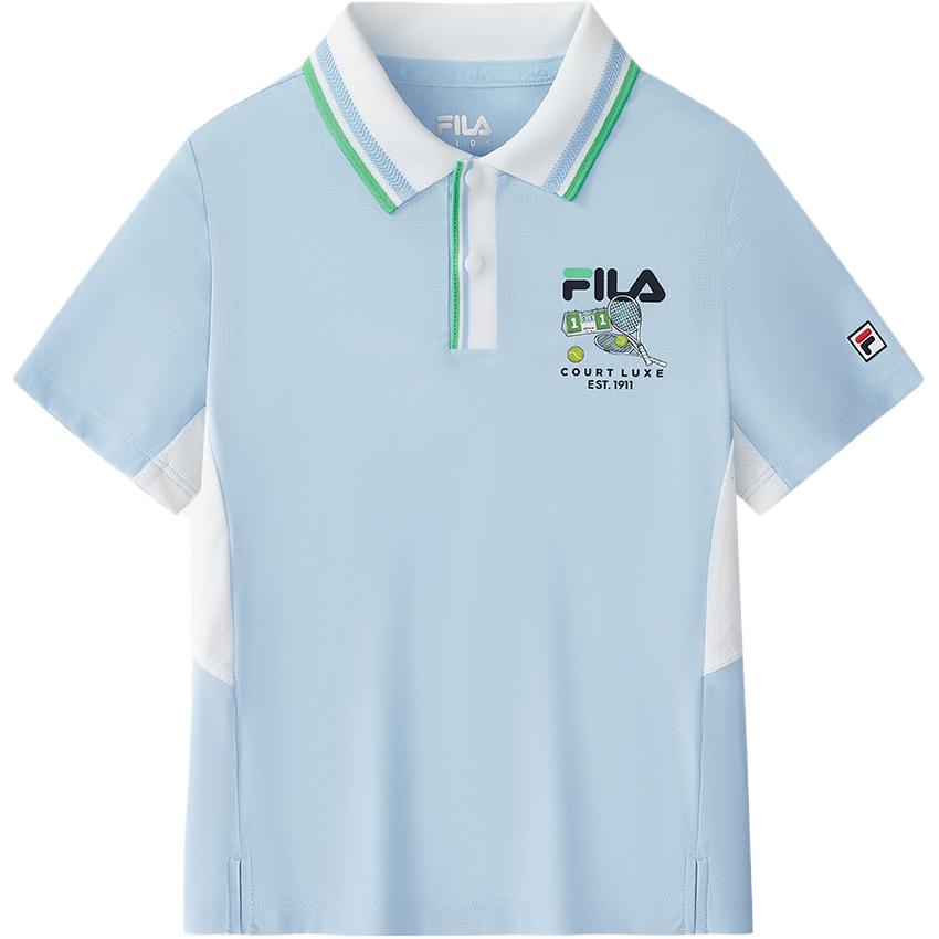 Мужская футболка Fila Kids POLO (синяя)
