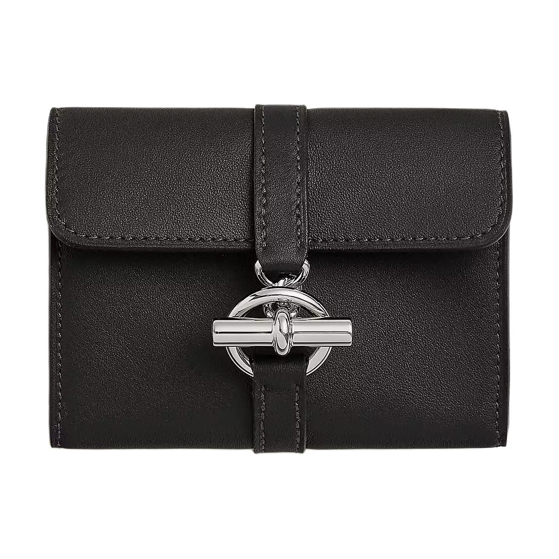 Женский кошелек Hermes Glenan 11 (черный)