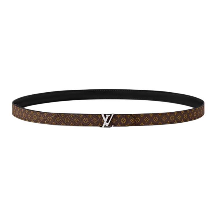 Женский ремень Louis Vuitton LOUIS VUITTON (коричнево-черный)