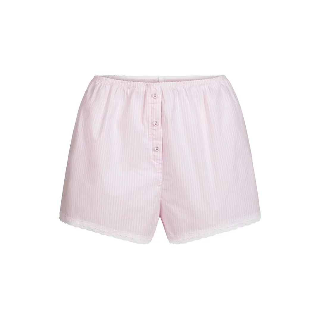 Skims SS25 COTTON POPLIN SLEEP SHORT Pajama Pants Women's