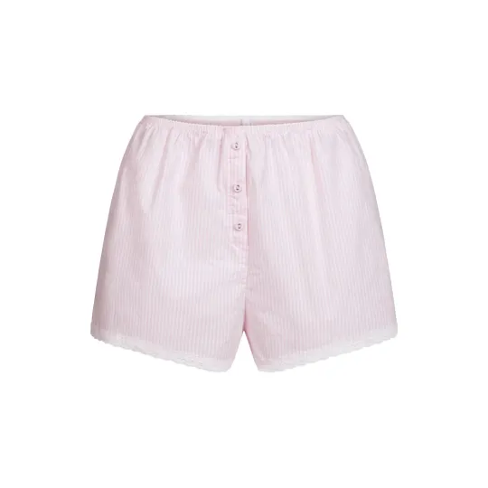 Skims SS25 COTTON POPLIN SLEEP SHORT Pajama Pants Women's
