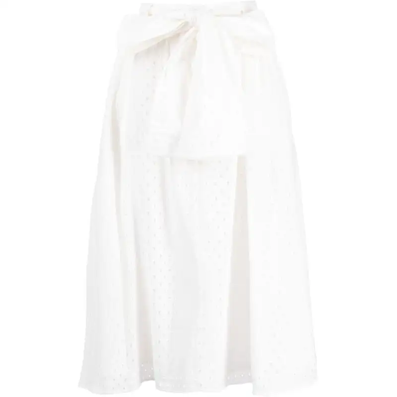 【Previous Season】flared perforated skirt