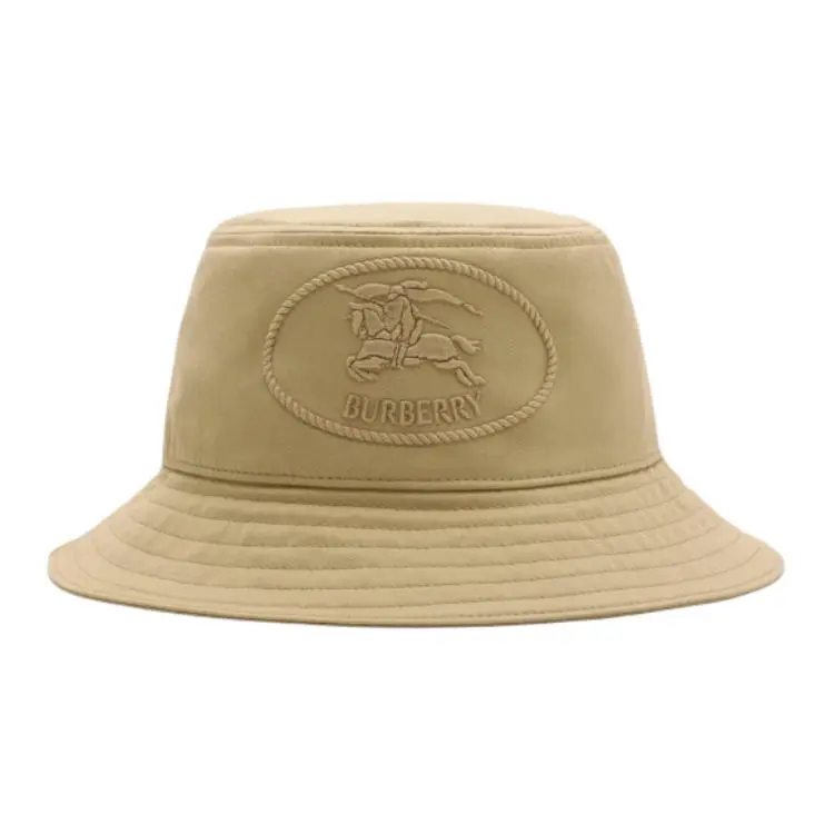 Stamp Bucket Hat Burberry Cotton