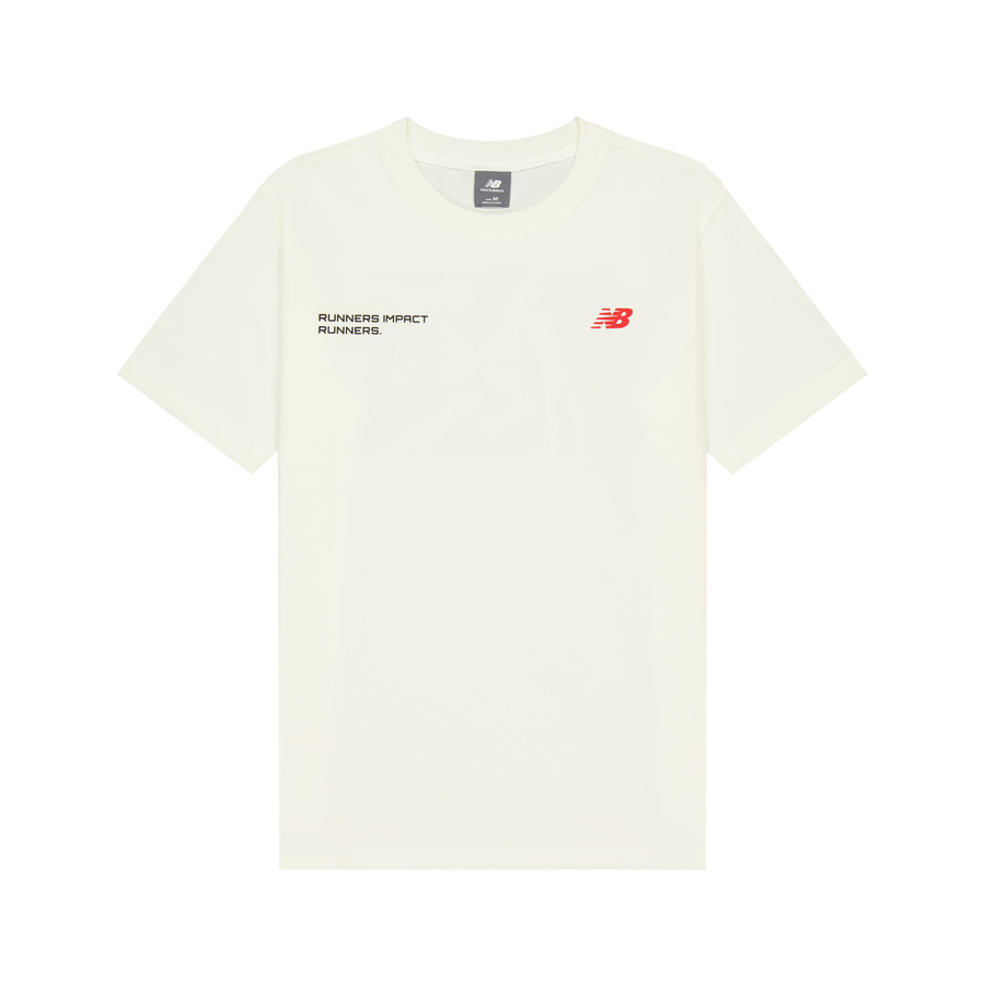 Мужская футболка New Balance Logo Tee (белая)