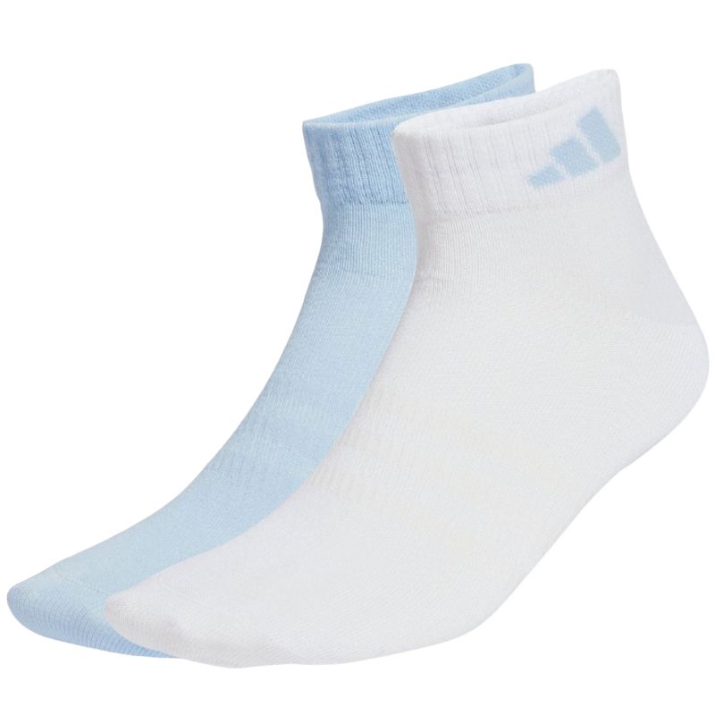 Женские носки adidas LOGO LIGHT ANKLE SOCKS (бело-черные)
