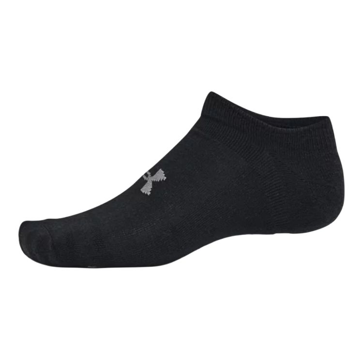 Under Armour Essential Cushion Ankle Socks Unisex 6 Pack Black