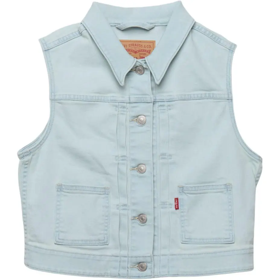 Levi's Tank Tops Women's Cerulean Lapel Moderate Other