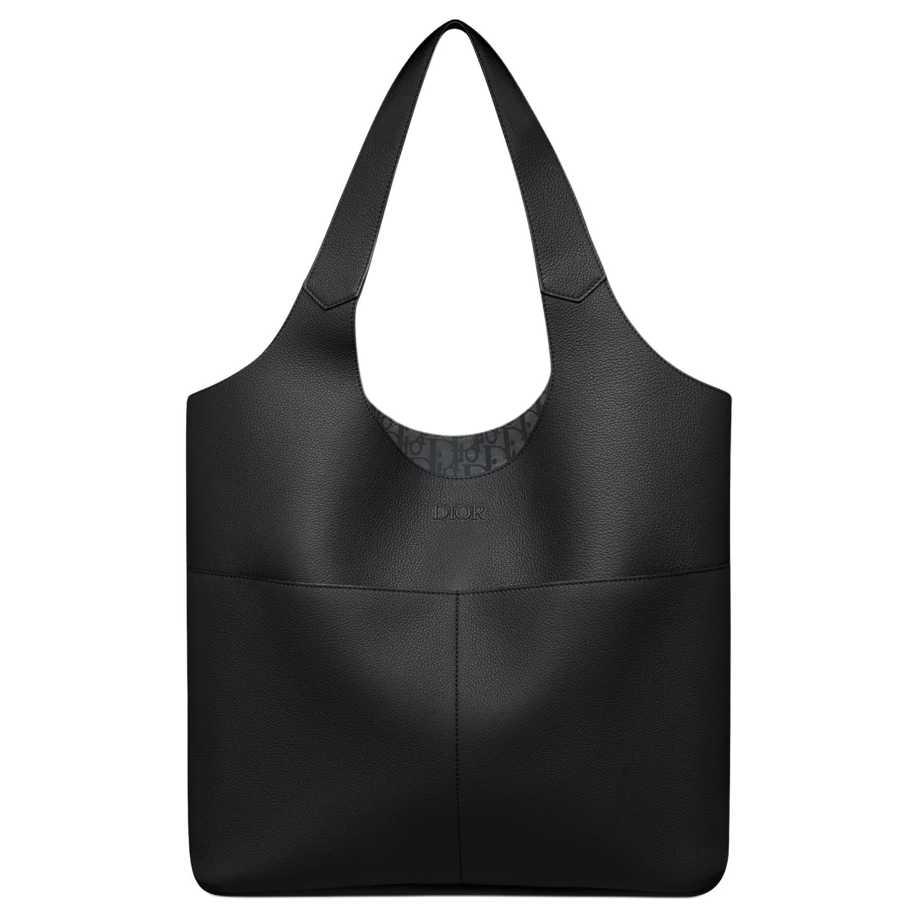 Мужская сумка Dior Privé Tote (черная)