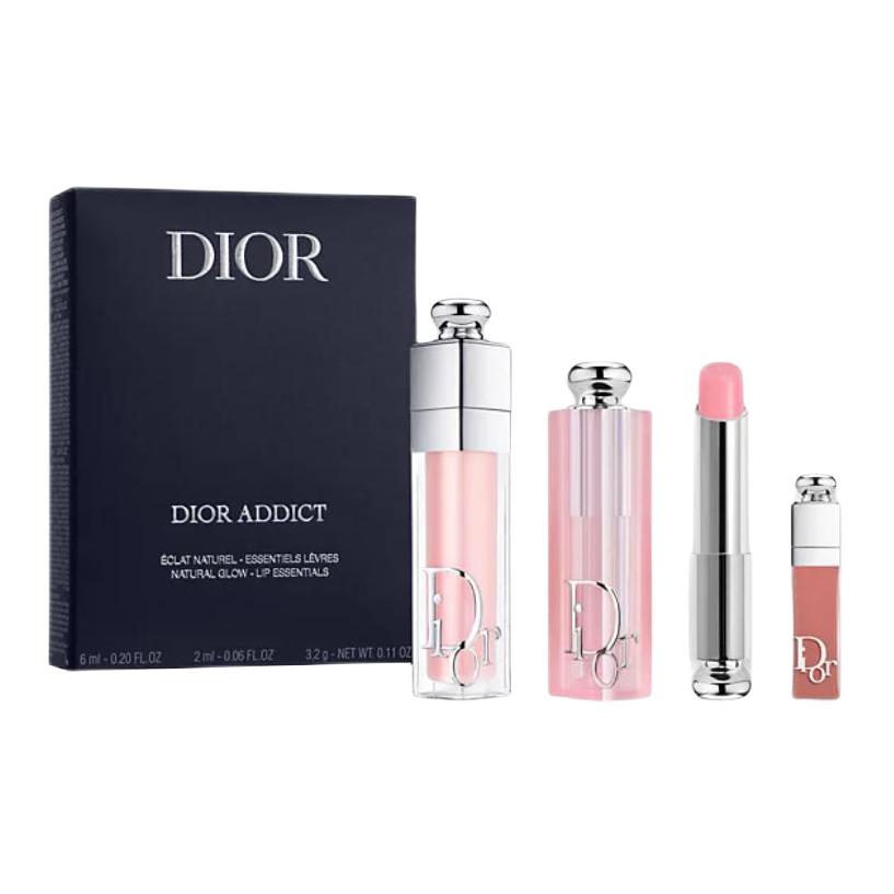Набор блесков для губ Dior Набор 3 в 1 (розовый)
