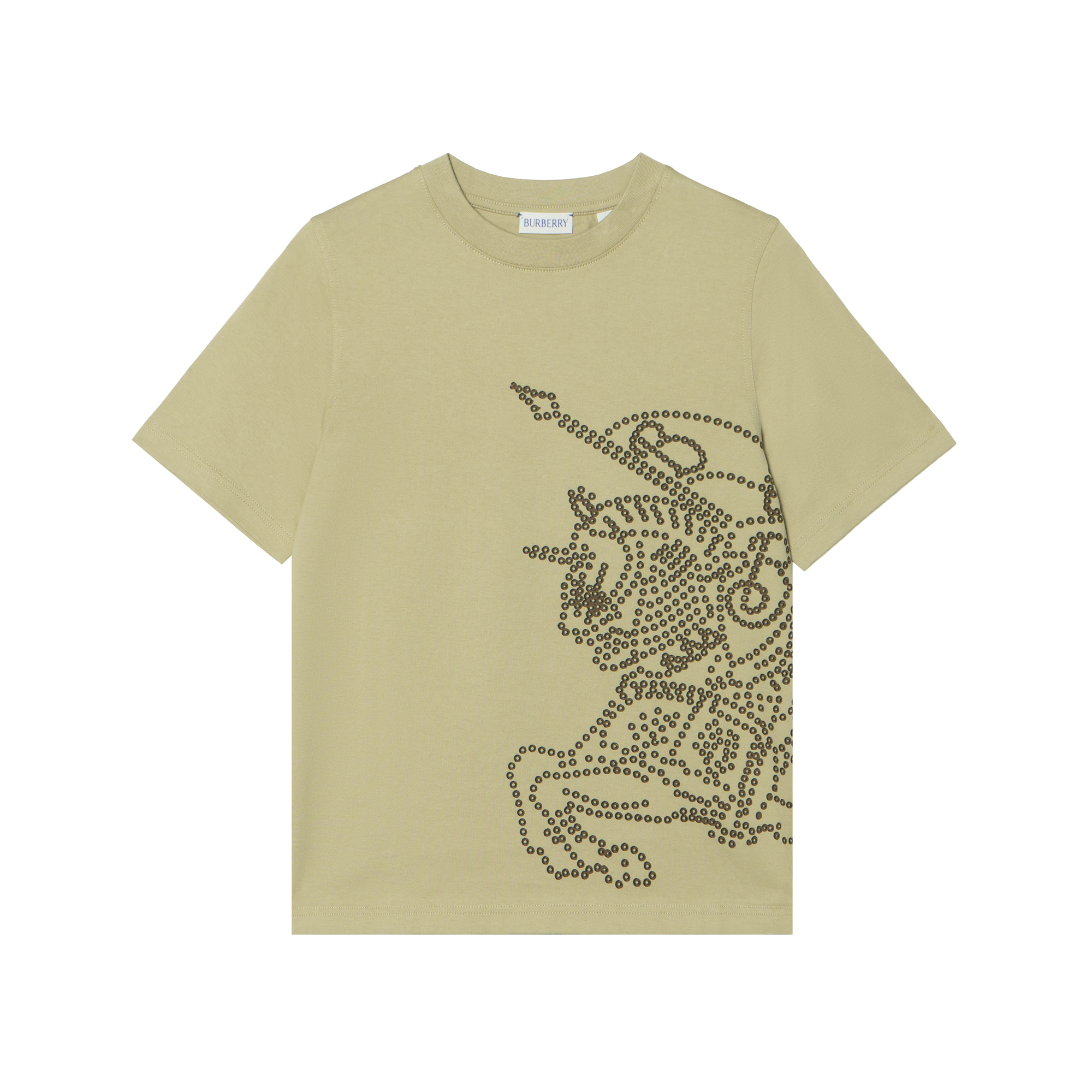 Футболка Burberry SS24 Logo (бежевая)