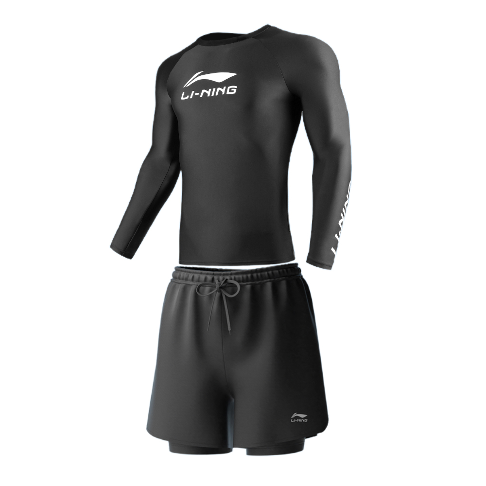 Li Ning Black Swimsuit Set Men’s